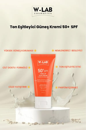W-Lab Cosmetics Ton Up Güneş Kremi 50 Ml