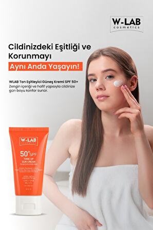 W-Lab Kozmetik Ton Up Güneş Kremi 50 Ml
