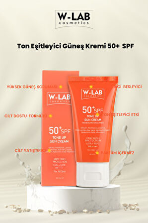W-Lab Kozmetik Ton Up Güneş Kremi 50 Ml