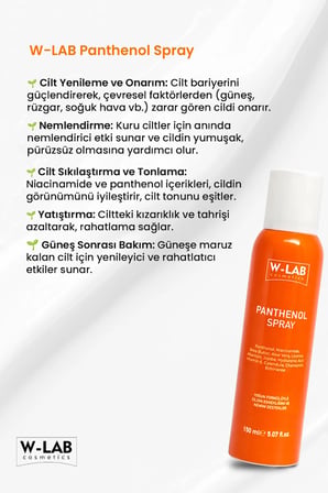 W-Lab Cosmetics Panthenol Sprey 150 Ml
