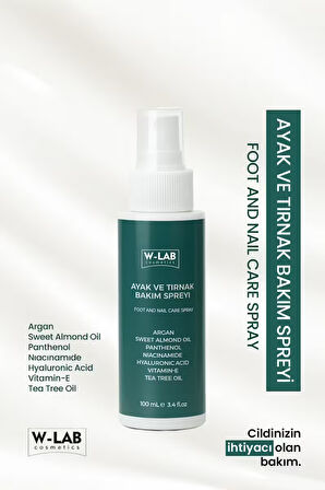 W-Lab Kozmetik Ayak ve Tırnak Bakım Spreyi 100 Ml