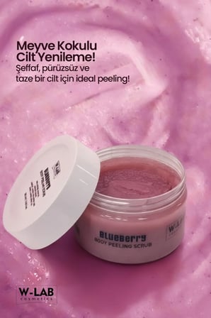 W-Lab Cosmetics Blueberry Body Peeling Scrub 250 Ml