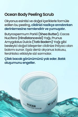 W-Lab Cosmetics Ocean Body Peeling Scrub 250 Ml