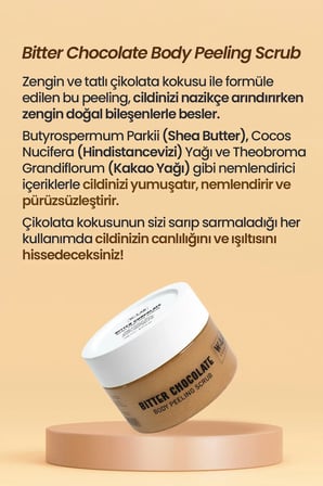 W-Lab Cosmetics Bitter Chocolate Body Peeling Scrub 250 Ml
