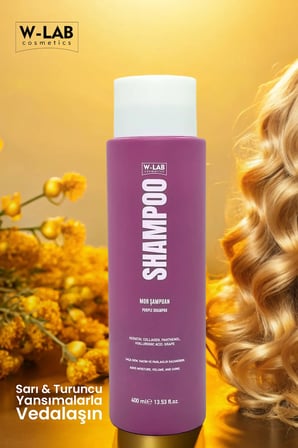 W-Lab Cosmetics Mor Şampuan 400 Ml