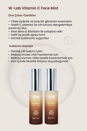W-Lab Cosmetics  Vitamin C Face Mist 30 Ml