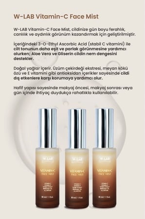 W-Lab Cosmetics  Vitamin C Face Mist 30 Ml