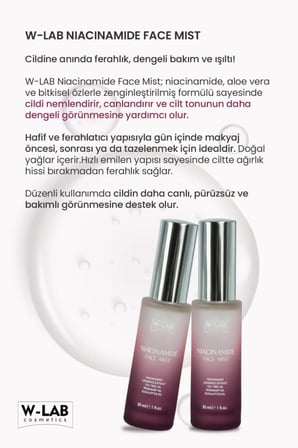 W-Lab Cosmetics Niacinamide Face Mist 30 Ml