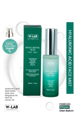 W-Lab Cosmetics Hyaluranic Acid Face Mist 30 Ml