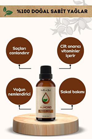 Doğal Badem Yağı 100ml