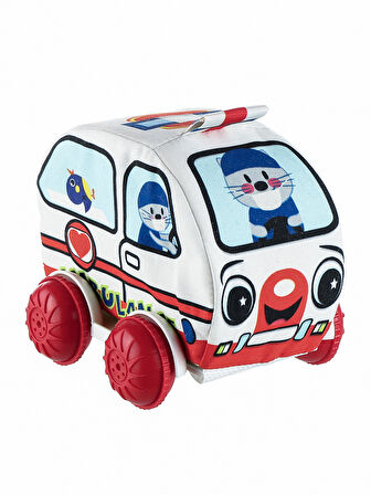 Peluş Ambulans Bebek Oyuncağı Araba