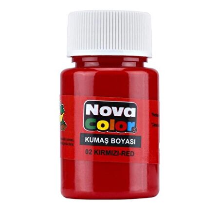 Nova Color Kumaş Boyası 35 Cc Kırmızı - 2 adet