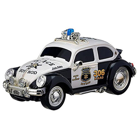 Uzaktan Kumandalı Sesli Işıklı USB Şarjlı Oyuncak VosVos Drift Polis Aracı