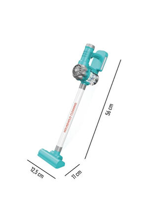 Pilli 6 Farklı Fonksiyonlu Dikey Oyuncak Süpürge 