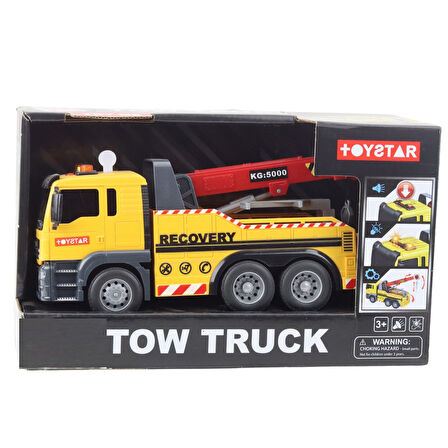 1:12 Sürtmeli Sesli Işıklı Oyuncak Vinç  