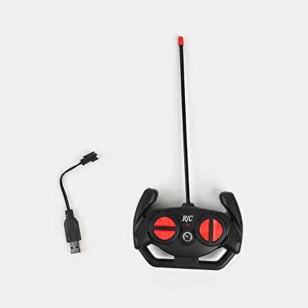 Işıklı Sesli Pilli Kumandalı 1:14 Ölçek TSLA Oyuncak Araba 