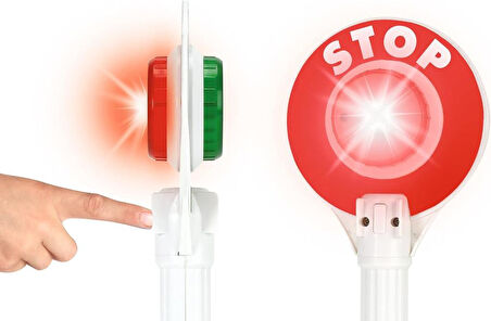 Işıklı Pilli Trafik Oyun Seti (Dur - Geç) 