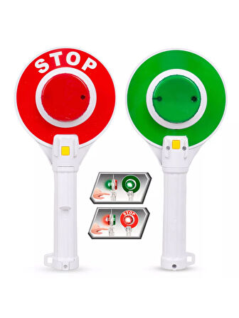 Işıklı Pilli Trafik Oyun Seti (Dur - Geç) 