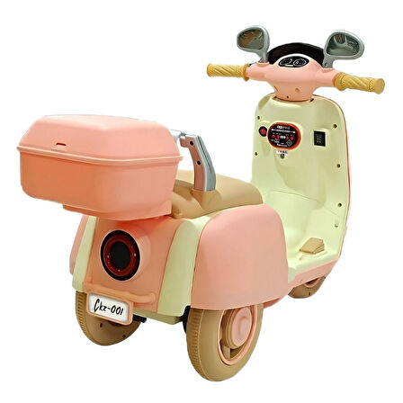 Akülü Kumandalı Motor Pembe