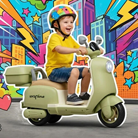 Akülü Kumandalı Motor Yeşil 