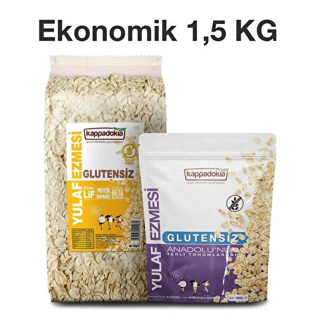 Ekonomik Boy Yerli Glütensiz Yulaf Ezmesi 1.5 Kg