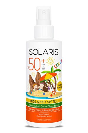 Solaris Çocuk Güneş Kremi Sprey SPF 50+ Yüksek Koruma 150 ml