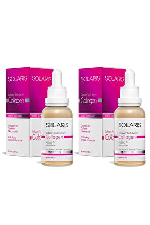 Solaris Collagen Cilt Bakım Serumu 30 ML x 2