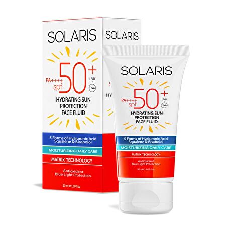 Solaris Tüm Ciltler Nemlendirici Güneş Kremi Spf50+(50ml)