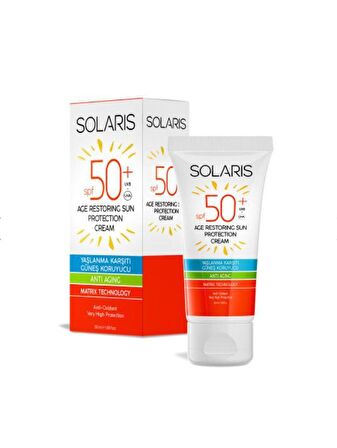 Solaris Güneş Kremi Yaşlanma Karşıtı Spf 50+ Ve Çocuk Güneş Kremi Sprey Spf 50+ Ve Güneş Koruyucu Krem Sprey 200 ml