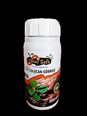 Vermisafa Organik Konsantre Sıvı Solucan Gübresi 250 ML