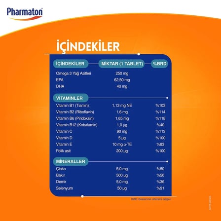 PHARMATON 50 PLUS 30 KAPSÜL