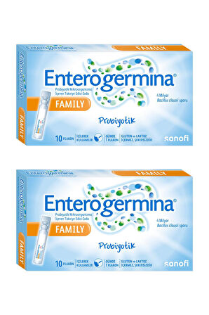 Enterogermina Family 10 Flakon 2 Adet