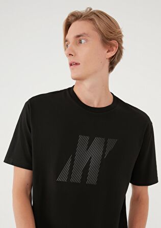 Mavi Pro Logo Baskılı Siyah Tişört 067034-900
