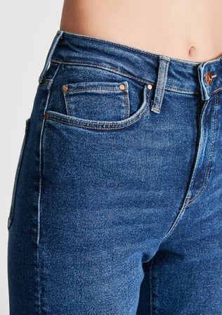 Cindy Mavi Gold Shape Jean Pantolon 100277-33687