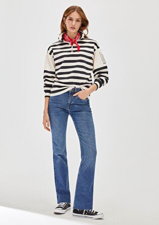 Maria Koyu Mavi Jean Pantolon 101225-80680