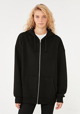 Mavi Fermuarlı Siyah Sweatshirt 1610221-900