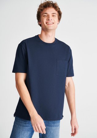 Mavi Lacivert Basic Tişört 066248-70490
