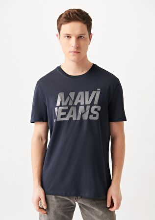 Mavi Logo Baskılı Lacivert Tişört 0610260-70490