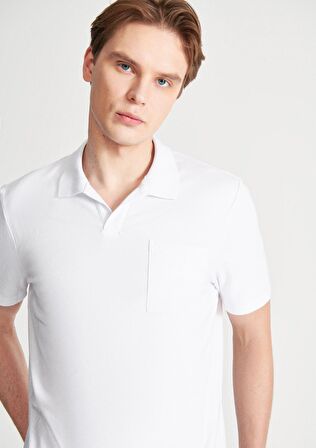 Mavi Beyaz Polo Tişört 0610297-620