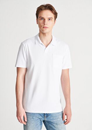 Mavi Beyaz Polo Tişört 0610297-620