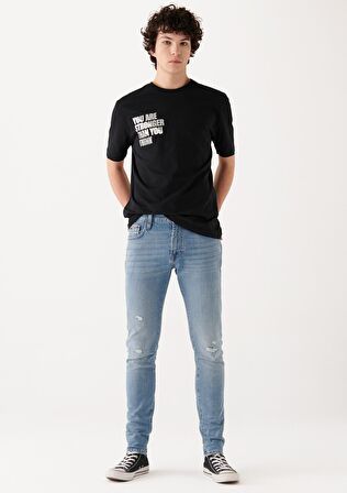 James Açık Yırtıklı Mavi Premium Jean Pantolon 0042480968