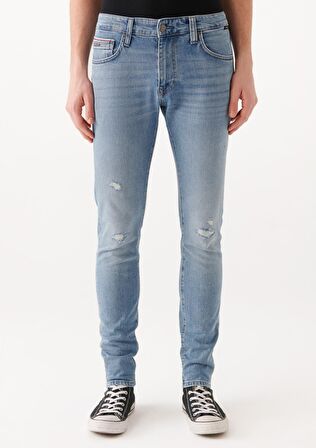 James Açık Yırtıklı Mavi Premium Jean Pantolon 0042480968