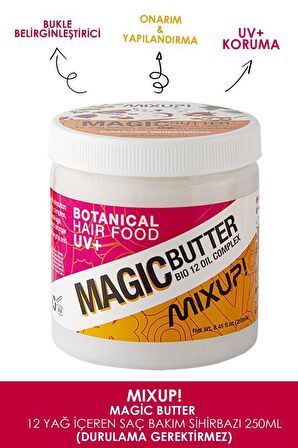 Mixup - Magic Butter 12 Yağ Etkili Onarıcı Ve Yapılandırıcı Durulanmayan Saç Bakımı 250 ml