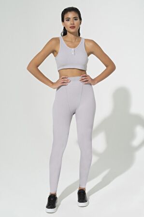 3'lü Fitilli Activewear Set