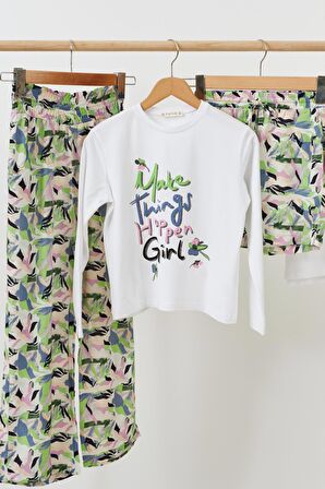 4'lü Tshirt Pantolon Şort Yeşil Takım