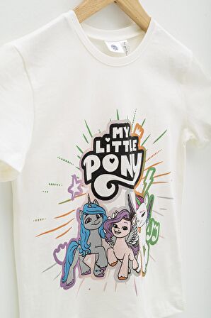 4'lü My Little Ponny Tshirt Şort Pantolon Pembe Takım 