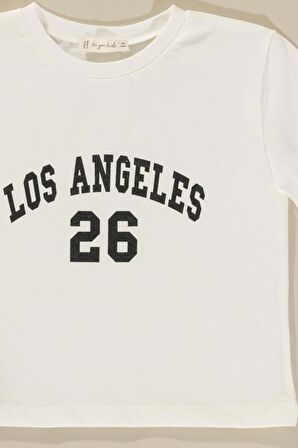 Baskılı Garnili Siyah Alt Üst Takım