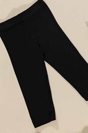 3'lü Queen Baskılı Tshirt Atlet Tayt Siyah Takım