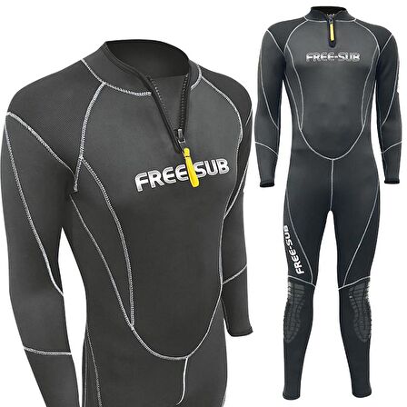 Free-Sub 3mm Typhoon Yüzme, Sörf ve Dalış Elbisesi Wetsuit