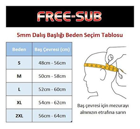 Free-Sub 5mm Dalış Başlığı